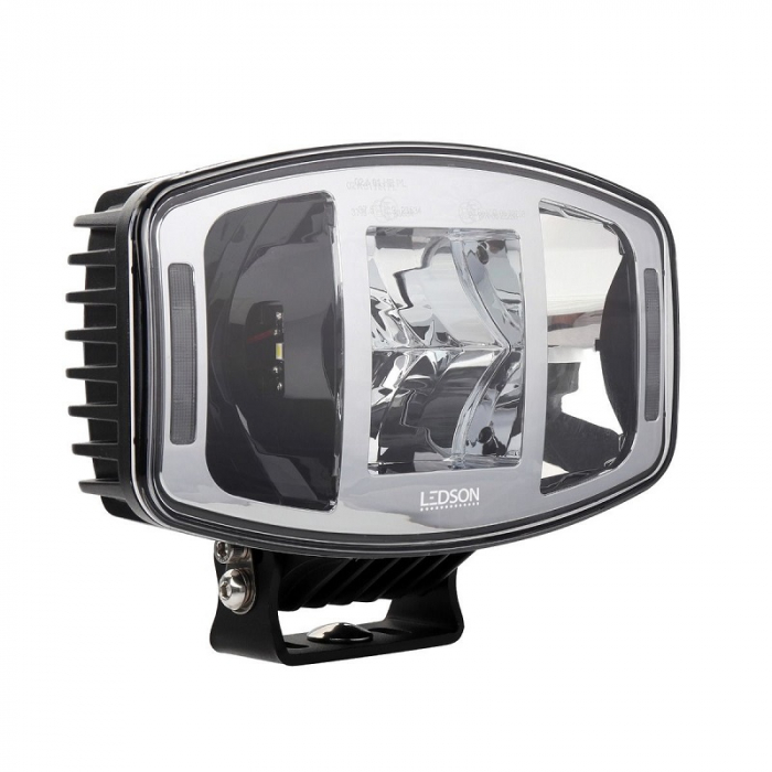 Proiector suplimentar LED, Orion10+ Cromat 100W cu lumina de pozitie galben-portocaliualba - Ledson 33490426 [5]