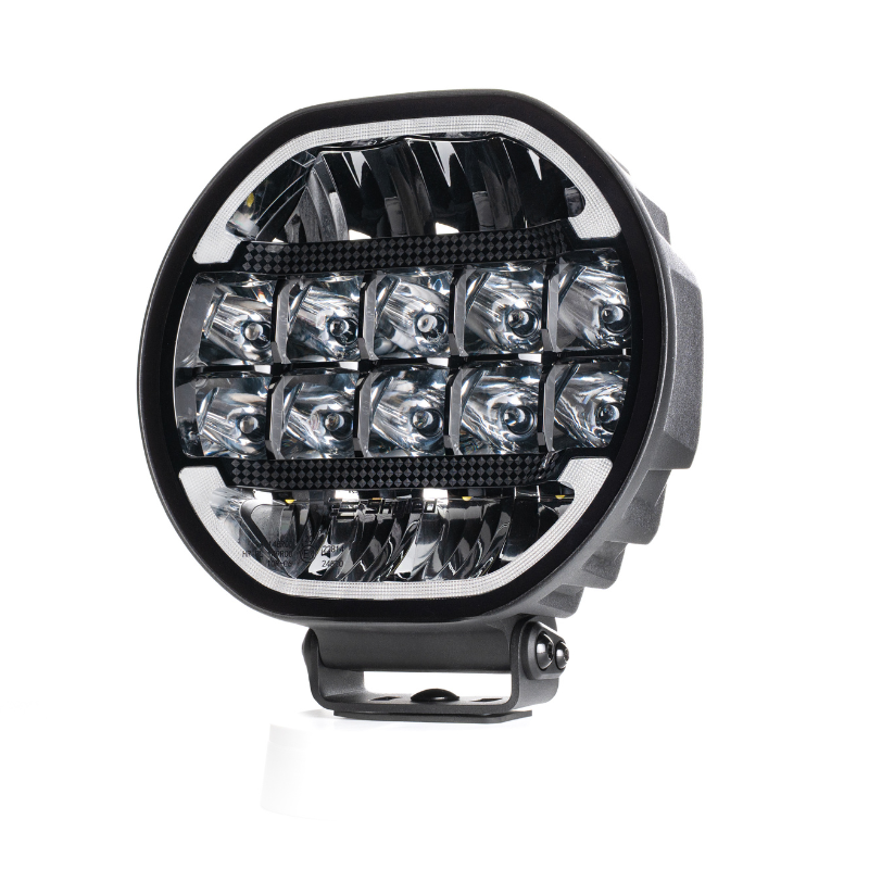 Proiector Suplimentar LED, SCALLOP 9X, 22cm, 180w, 10600lm, Pozitie Dinamica Alb/Portocaliu, 680m [14]