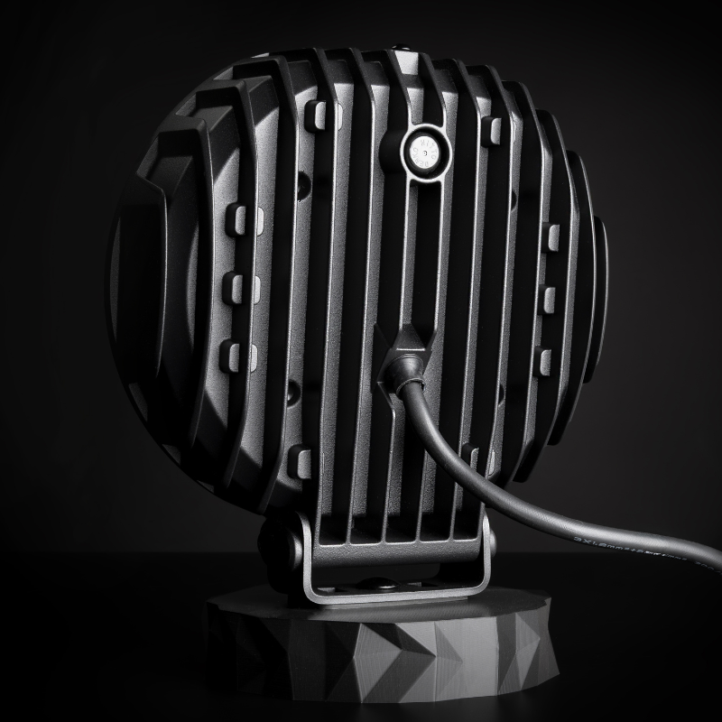Proiector Suplimentar LED, SCALLOP 9X, 22cm, 180w, 10600lm, Pozitie Dinamica Alb/Portocaliu, 680m [13]