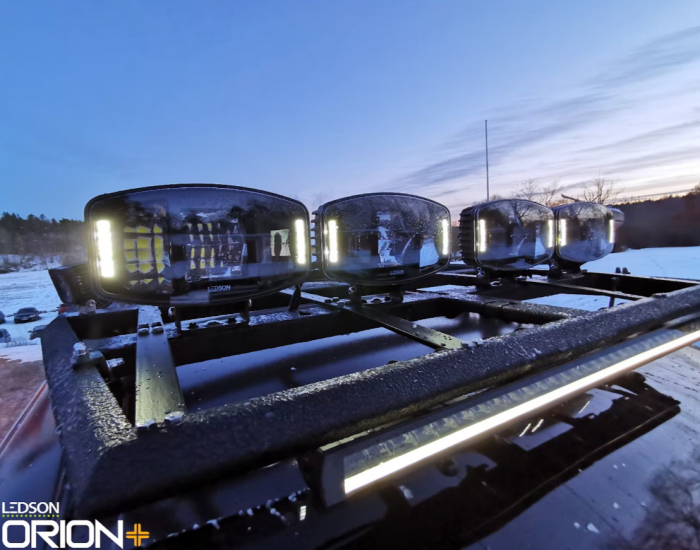 Proiector suplimentar Orion 10+ black, gen 2 Ledson, LED, 100W, pozitie alb galbenaportocalie - Ledson 33490425 [15]