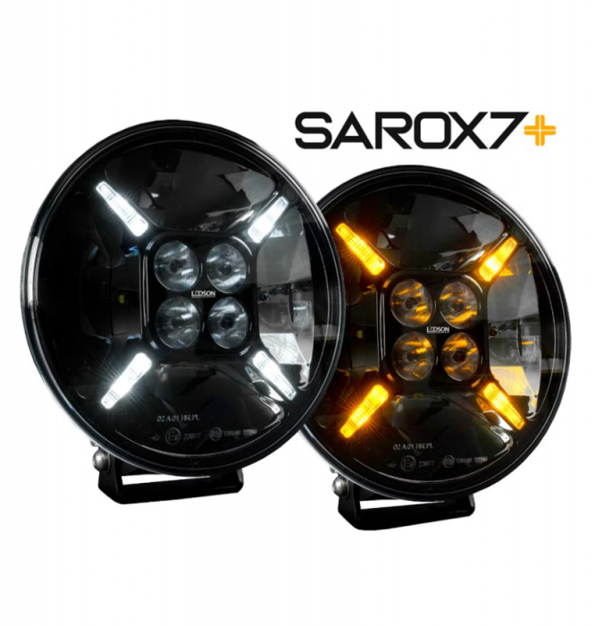 Proiector suplimentar Sarox7+, LED, 60W, pozitie alb galbenaportocalie - Ledson 33491218 [7]