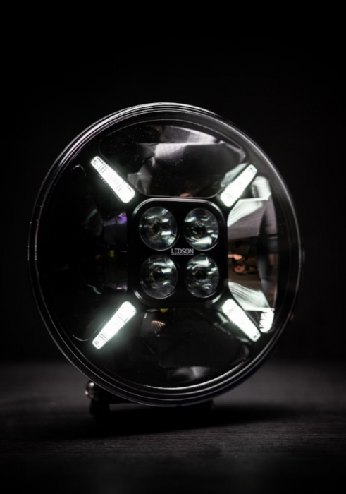 Proiector suplimentar Sarox9+ LED, 120W, pozitie alb galbenaportocalie - Ledson 33491220 [10]