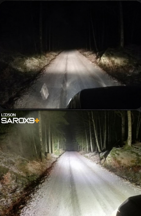 Proiector suplimentar Sarox9+ LED, 120W, pozitie alb galbenaportocalie - Ledson 33491220 [13]