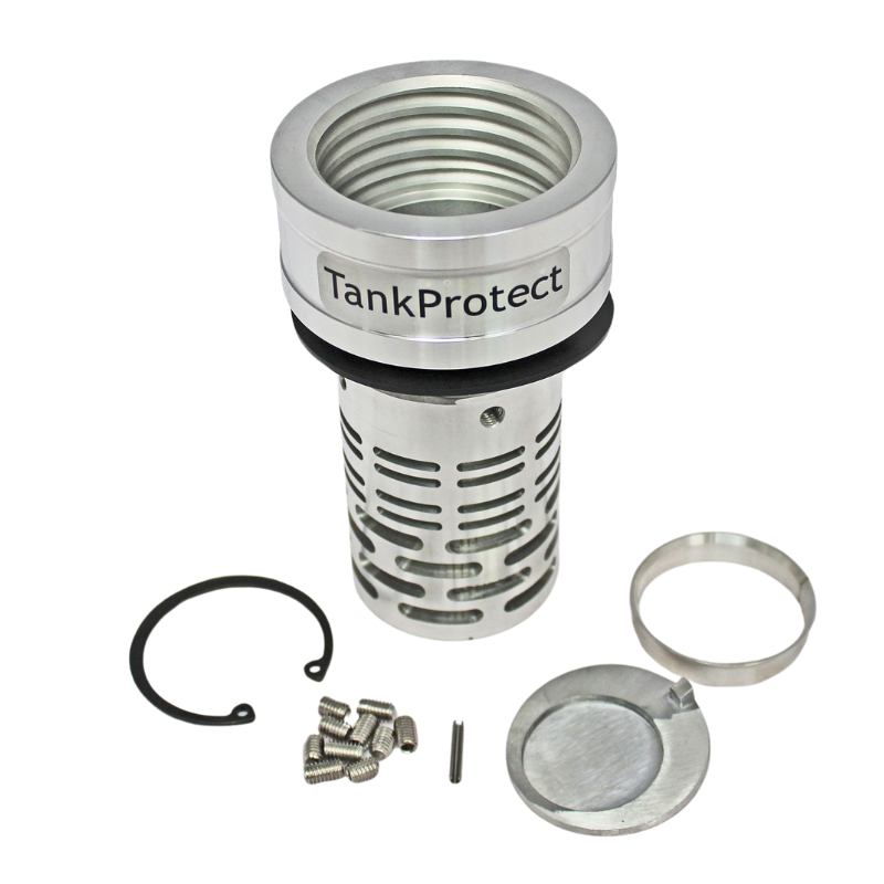 Protectie rezervor combustibil camion cu supapa anti-stropire, 60mm, Scania, Iveco, Tank Protect, Antifurt [2]
