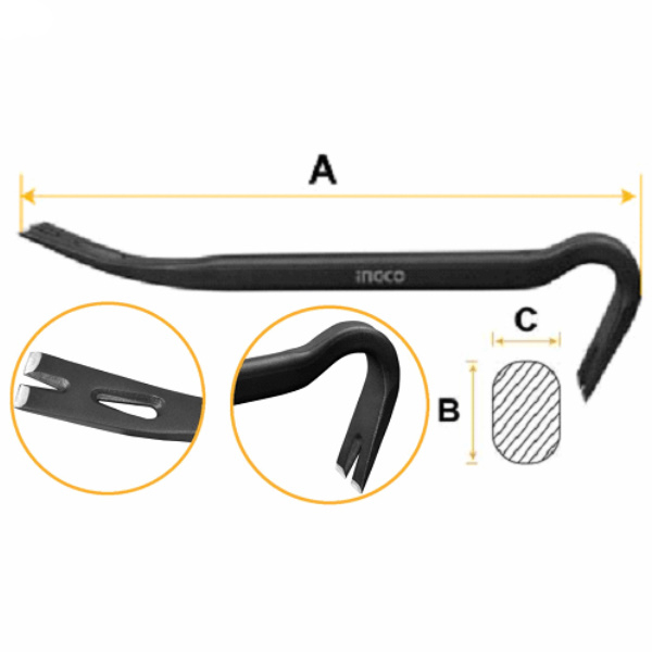Ranga pentru scos cuie 600 mm, 24'' [2]