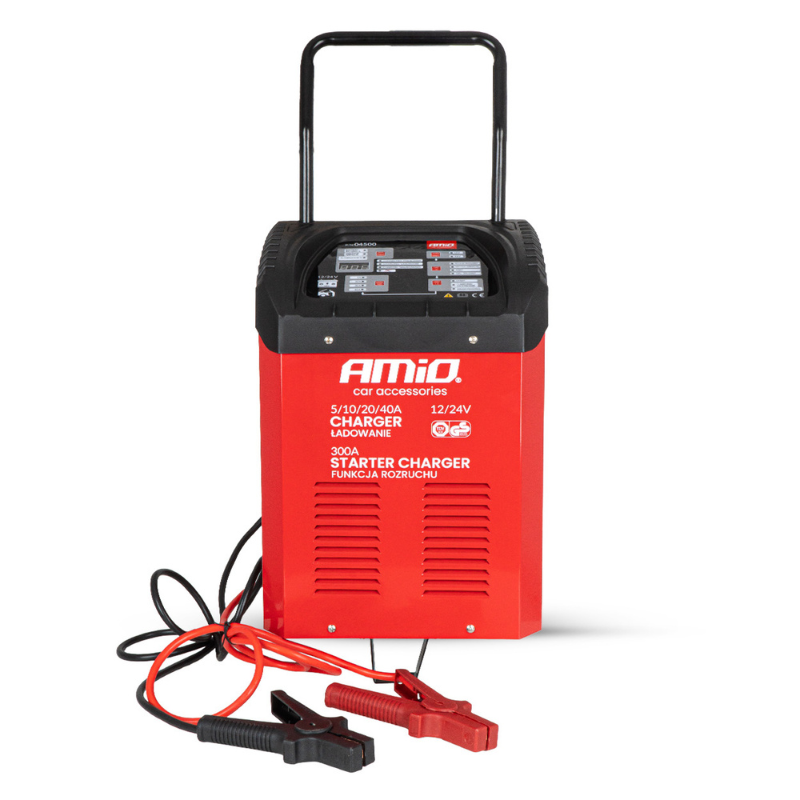Redresor cu pornire, 12V/24V, 40A, boost 300A, profesional, AGM, GEL, plumb [6]