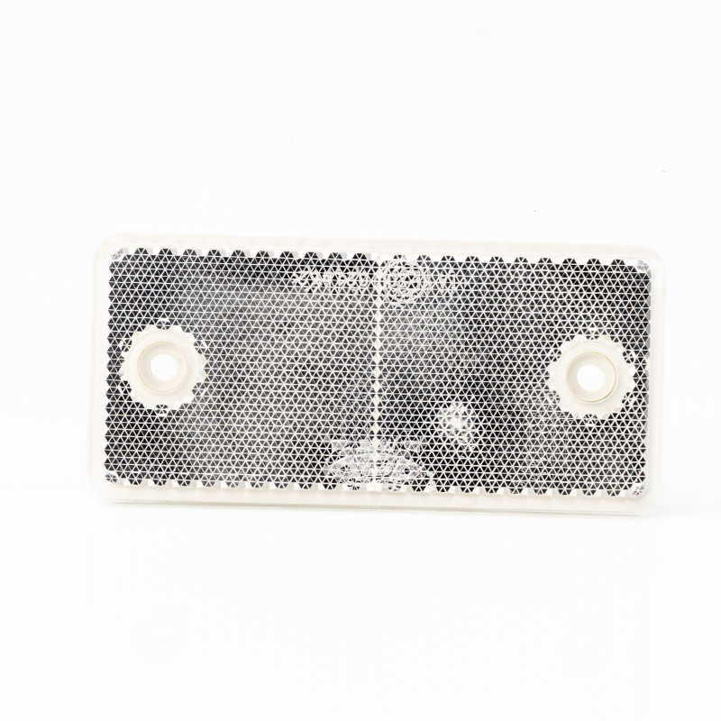 Catadioptru, Reflector alb, galben, roșu cu orificiu de montare, 9 x 4cm [3]