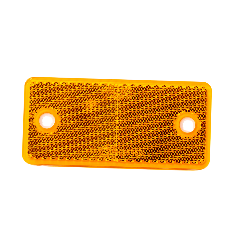 Catadioptru, Reflector alb, galben, roșu cu orificiu de montare, 9 x 4cm [3]