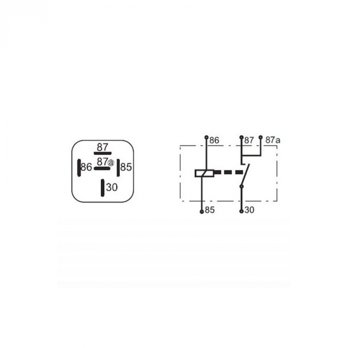 Releu 5 pini, 12V, 30A, 10R 02 7026-27 - Truck LED E1548 [2]