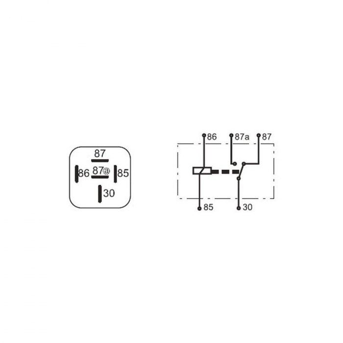 Releu 5 pini, 24V, 1020A, 10R 02 7025, 571 - Truck LED E1571 [3]
