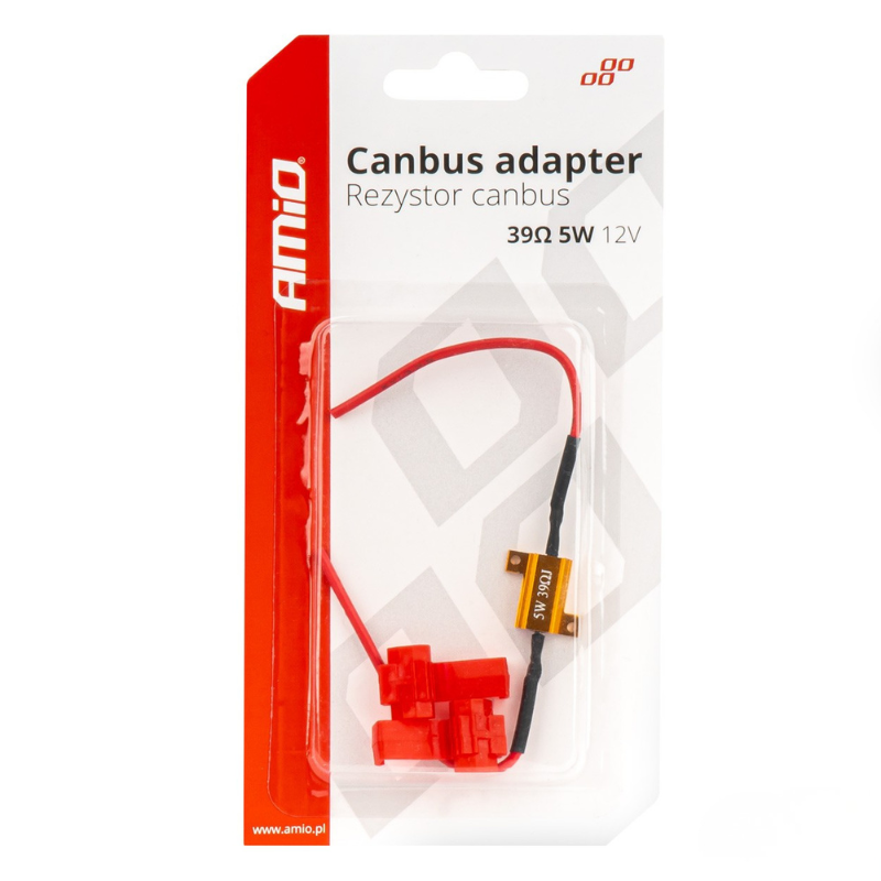 Rezistor CANBUS pentru becuri LED, Decodor, 39 Ohm 5W, 12V, eliminare erori si palpaire [4]
