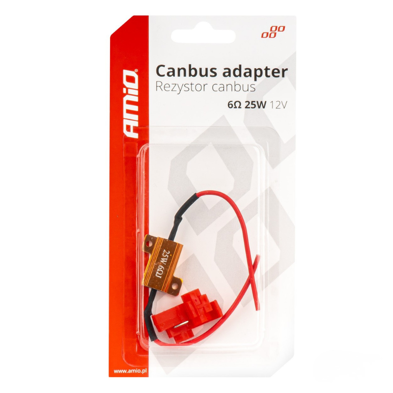 Rezistor CANBUS pentru becuri LED, Decodor, 6 Ohm 25W, 12V, eliminare erori si palpaire [4]