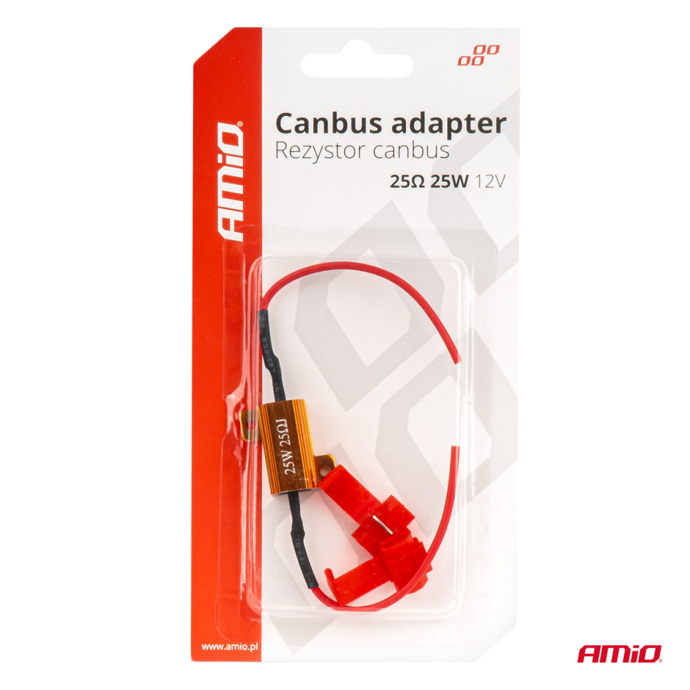 Rezistor Decodor LED CANBUS 25 Ohm 25W - Anuleaza Eroarea de Bec Ars [4]