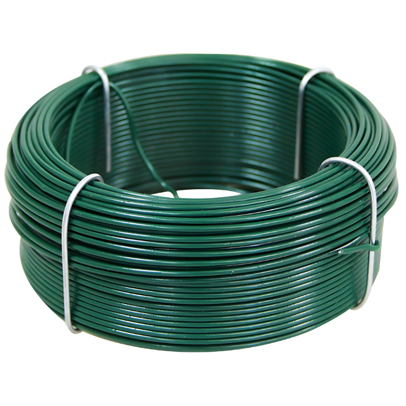 Sarma Otel Galvanizata, 50m, Plastifiata Verde, Moale, Pentru Legat [1]