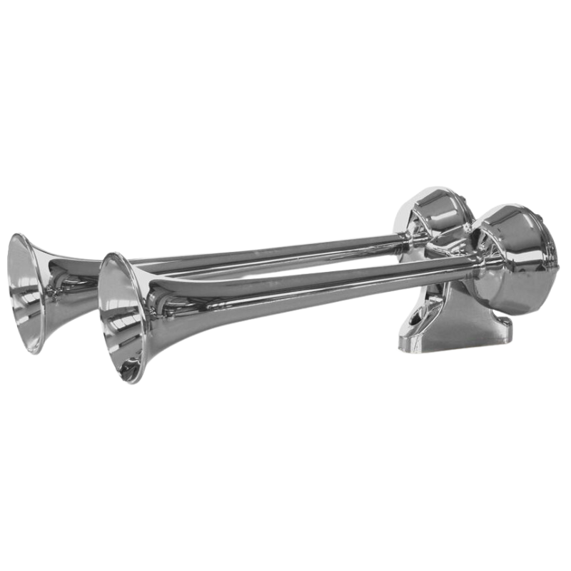 Semnal pneumatic, claxon inox pneumatic, 37.5 și 41.5cm [2]