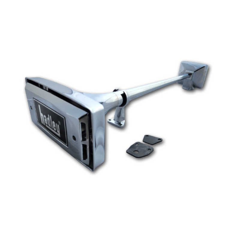 Semnal pneumatic, claxon otel cu finisaj cromat, dreptunghiular, 66cm [2]