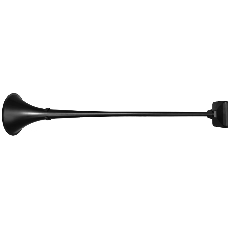 Semnal pneumatic HADLEY, aluminiu, negru, rotund, 95cm, cu suport montare, fara capac [3]