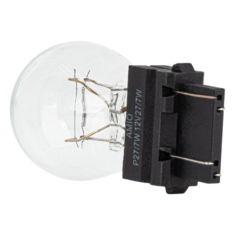 Set 10 becuri P27/7W, 12V 27/7W, filament dublu, pozitie, frana, piese auto [3]