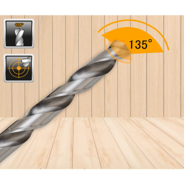 Set 15 piese de burghie PROFI pentru metal, DIN338, HSS-CO [5]