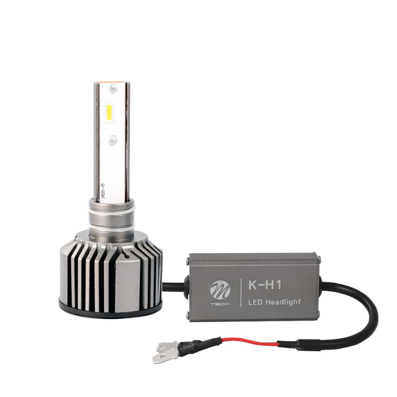 Set 2 Becuri LED H1 PRO Series, 5200lm, 5700K, 40W, 12V, CANBUS, Racire Activa [2]