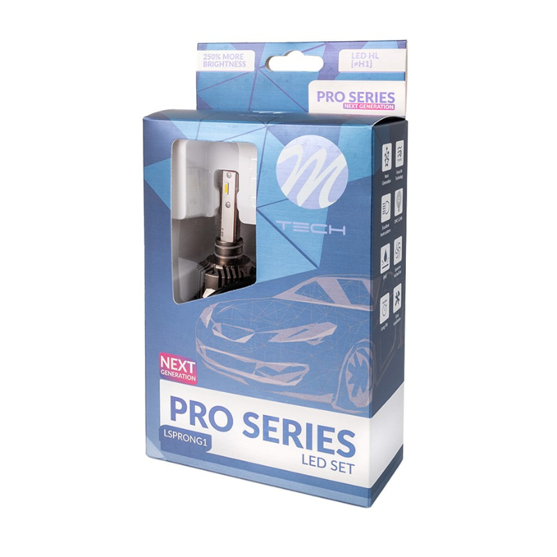 Set 2 Becuri LED H1 PRO Series, 5200lm, 5700K, 40W, 12V, CANBUS, Racire Activa [3]