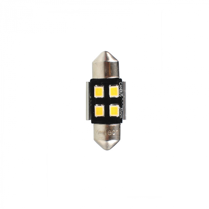Set 2 bucati bec LED, C5W, 31mm, CANBUS, SV8.5, Alb  LB345W [2]