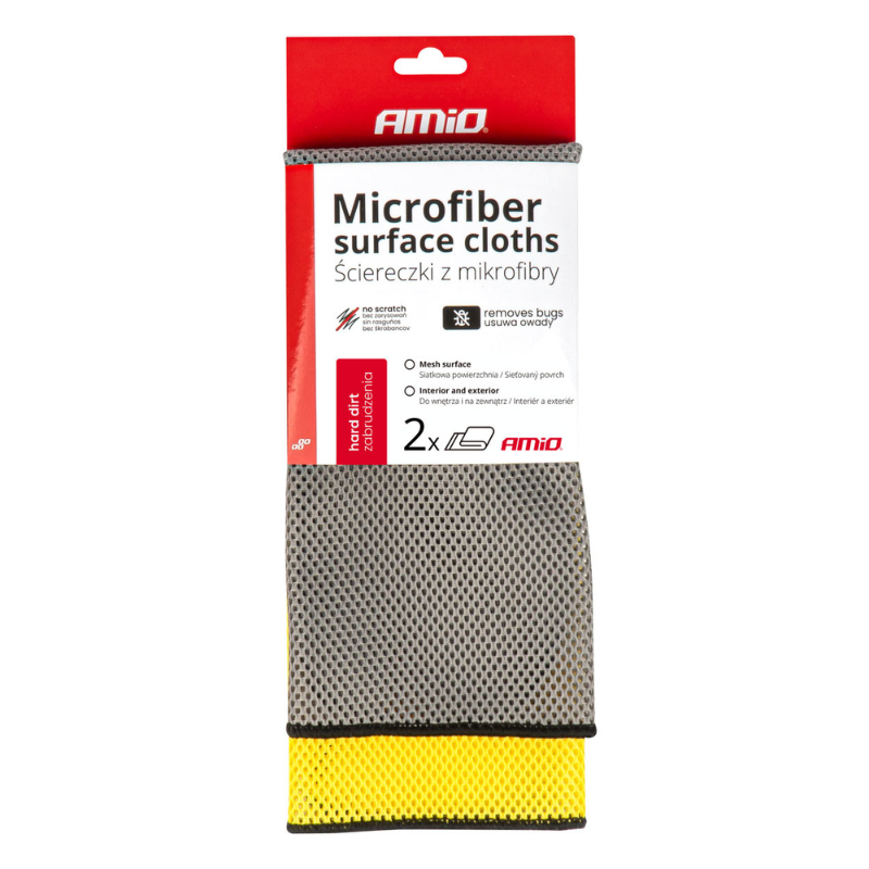Set 2 bucati Lavete, Microfibra Profesionale pentru Curatare Suprafete, 40x40cm, 280g/m² [7]