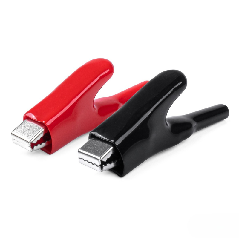 Set 2 Cleme Crocodil 25A, 75mm - Pentru Baterie Auto [2]