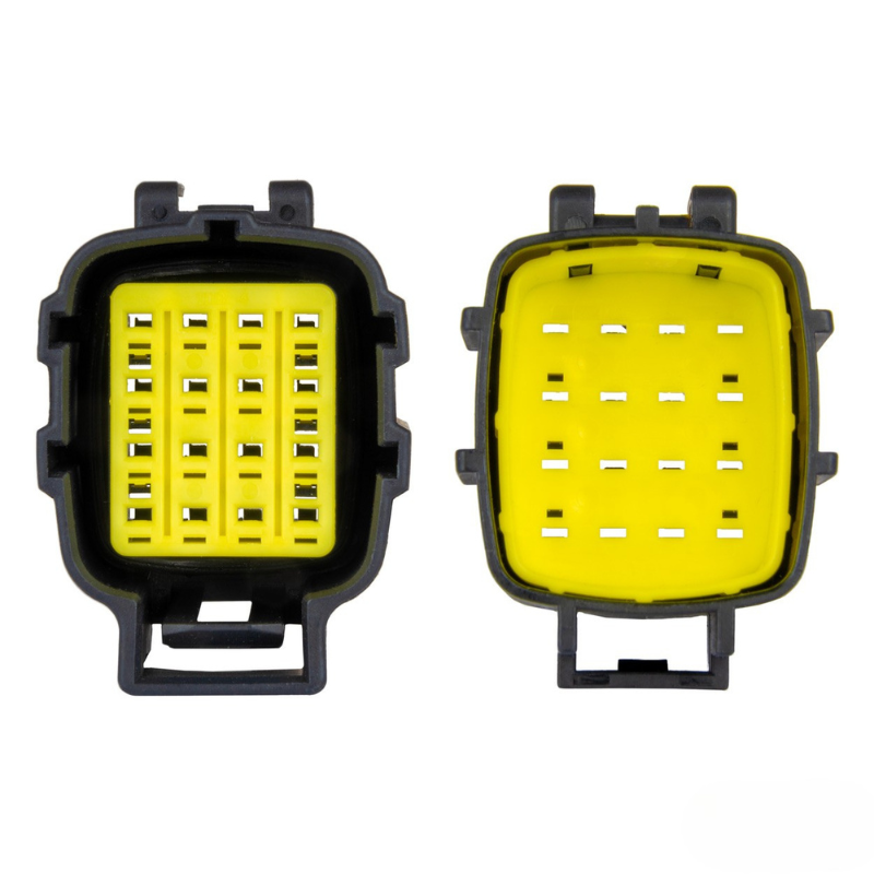 Set 2 conectori, tata + mama etansi, de la 1 la 16 pini 2.2mm, auto/industrial [4]