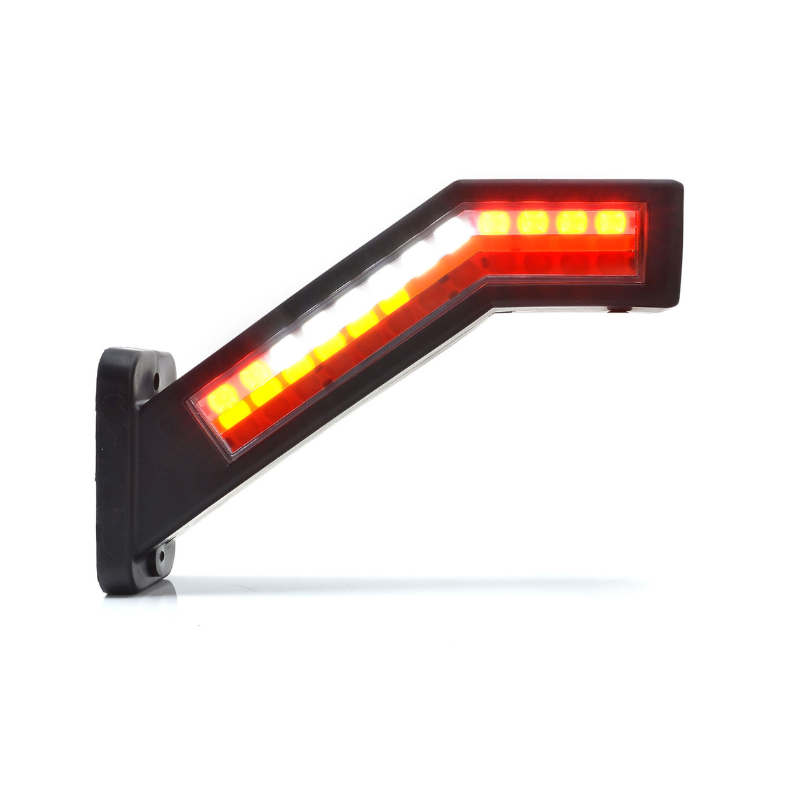 Set 2 lampi gabarit cu brat, 5 functii, semnalizare dinamica, 12-24V, IP 6K9K, 23.8cm, LED [9]