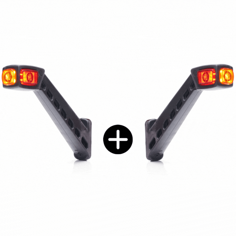Set 2 Lampi gabarit LED cu brat lung si pozitie, 25.4cm [1]