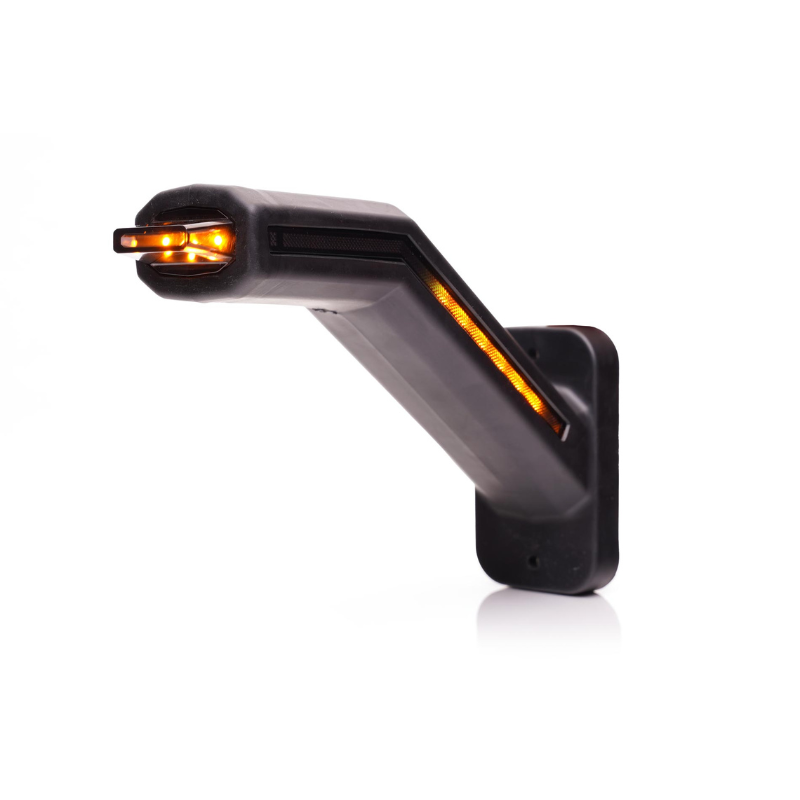 Set 2 lampi gabarit LED DARK cu brat si semnalizare dinamica, 12-24V, IP 6K9K, 18.5cm [8]