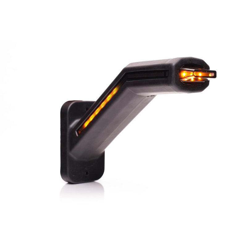 Set 2 lampi gabarit LED DARK cu brat si semnalizare dinamica, 12-24V, IP 6K9K, 18.5cm [11]