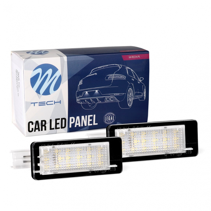 Set 2 Lampi Numar Led, Canbus, Renault Captur, Clio, Fluence, Laguna, Megane, Twigo  CLP122 [1]