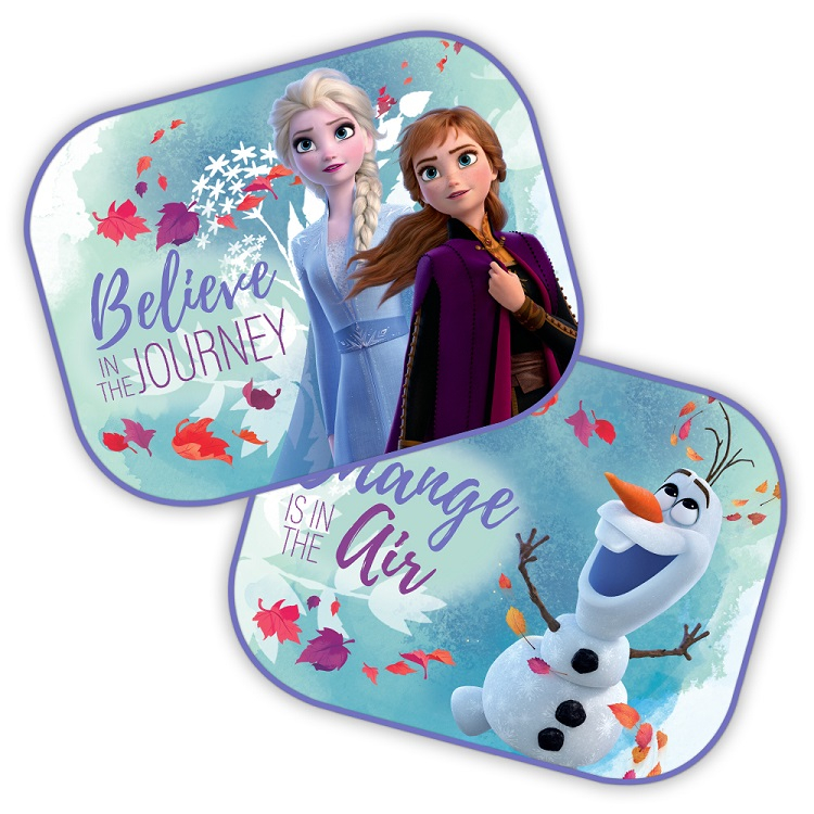 Set 2 Parasolare Auto Geam Spate, 44x35cm, Model FROZEN - Protectie Solara Copii [1]