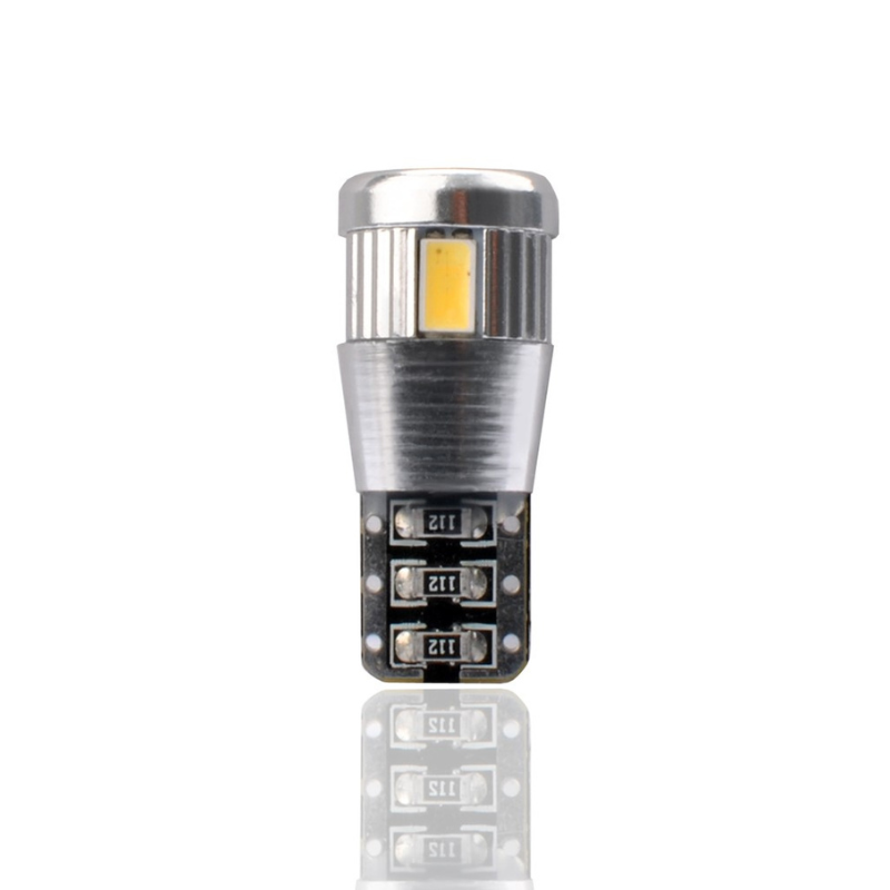Set 2 x becuri LED, W5W, Canbus, lumina Alba, 12V, 1.7W [2]