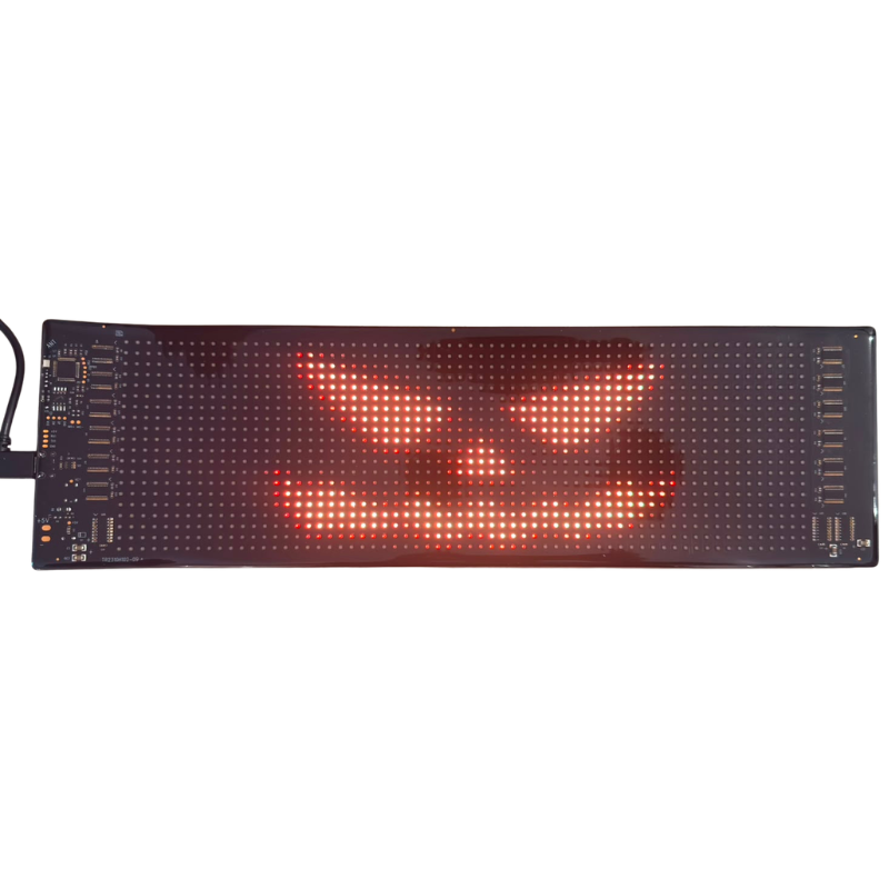 Set 2 x Display LED Matrix Flexibil Programabil 10.2 x 34.8 cm, USB 5V, IP65, Control aplicatie Android/iOS si Telecomanda [11]