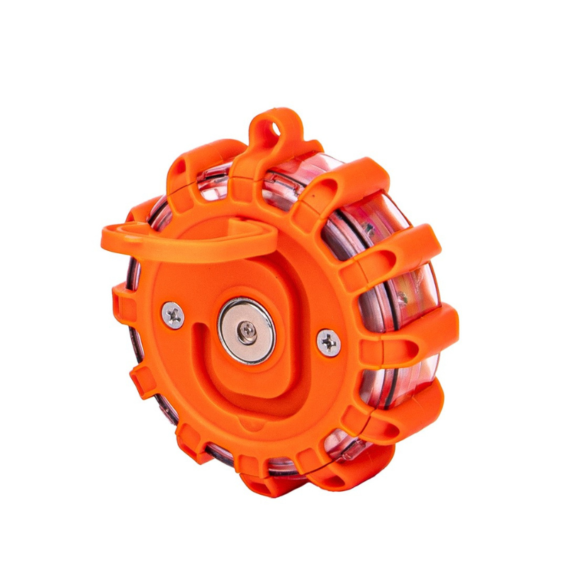 Set 3 Lampi de avertizare, magnetice, 12 + 3 LED, Portocaliu cu 9 functii de urgenta [4]
