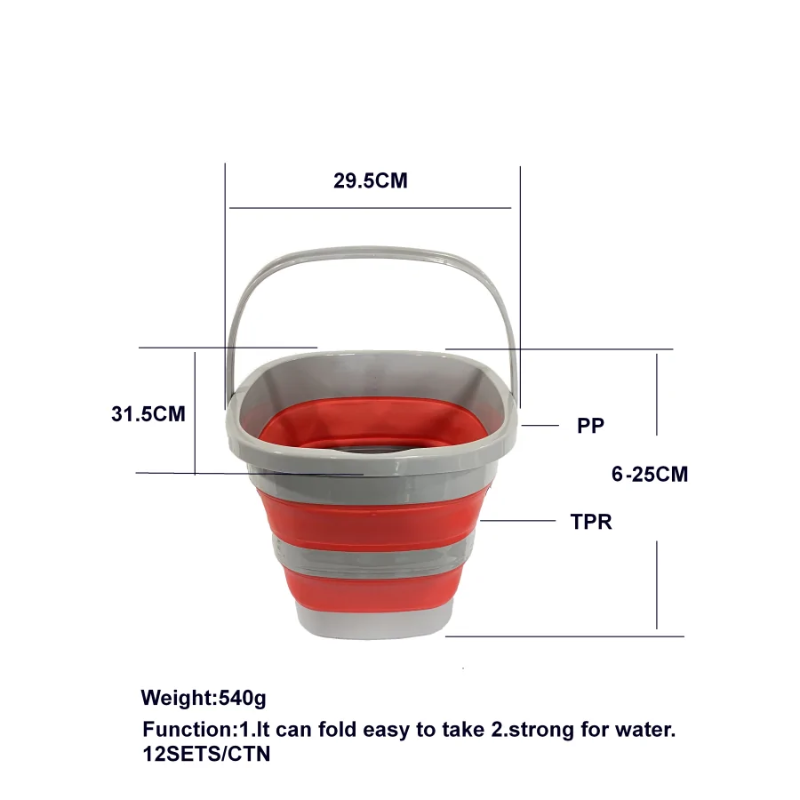 Set 4 accesorii pentru Ingrijirea Masinii cu Galeata Pliabila [3]
