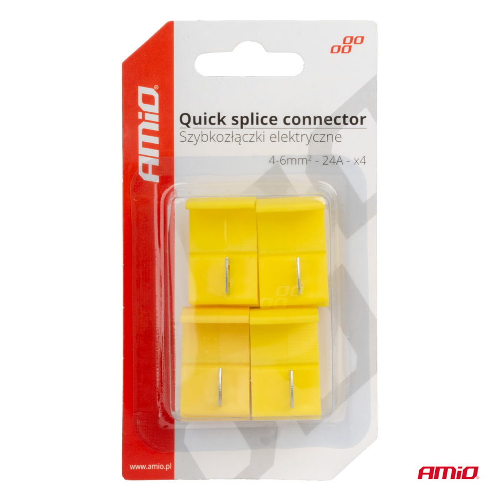 Set 4 Conectori Rapizi Sarma, 4-6mm², 24A - Cleme Conectare Cabluri [4]