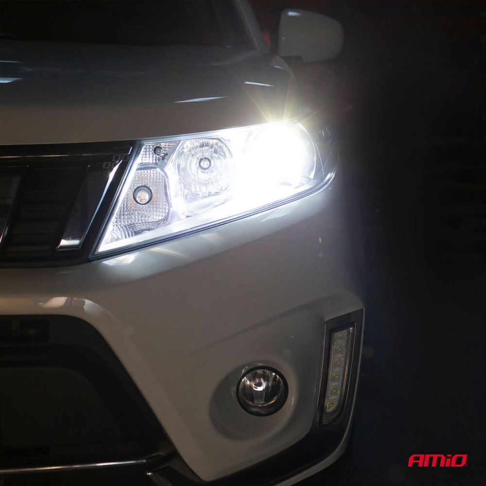 Set Becuri LED H4/H19 CANBUS FLEX+ Seria, 6000K, 12-24V [3]