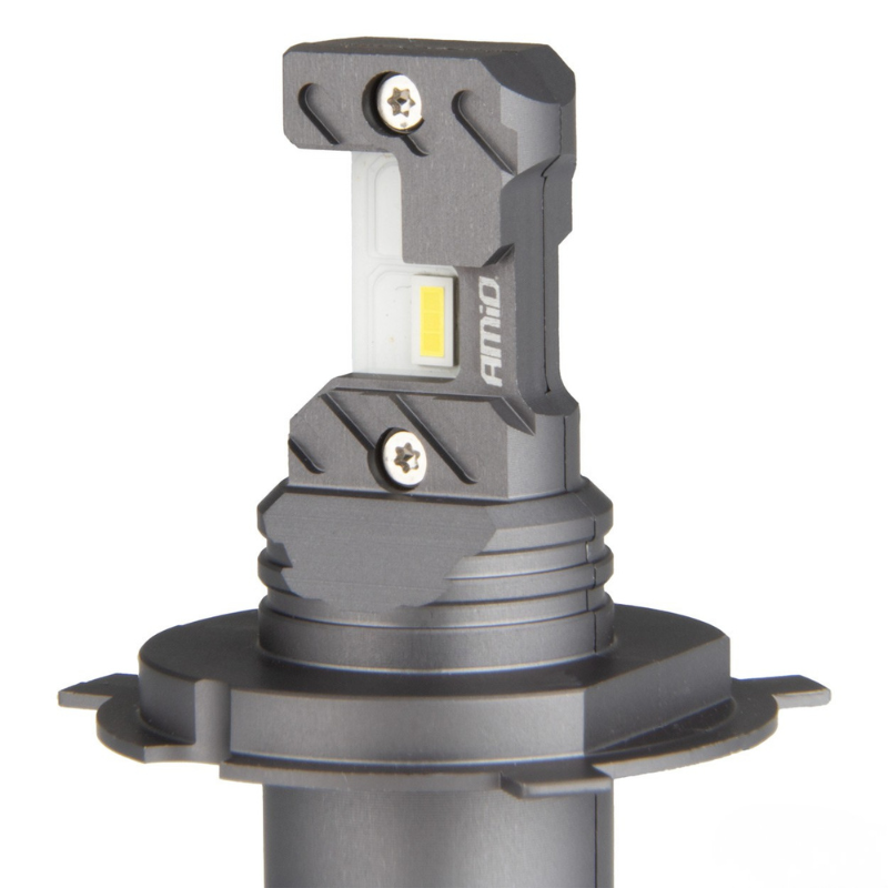 Set Becuri LED Hibride H4/H19, 5600lm, CANBUS, 6000K, 60W, 12V [2]