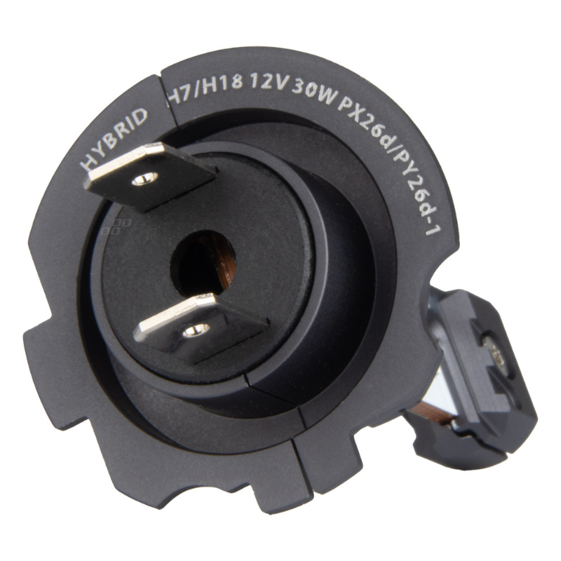 Set Becuri LED Hibride H7/H18 Seria, CANBUS, 5600Lm, 6000K, 60W, Dimensiune Standard [6]
