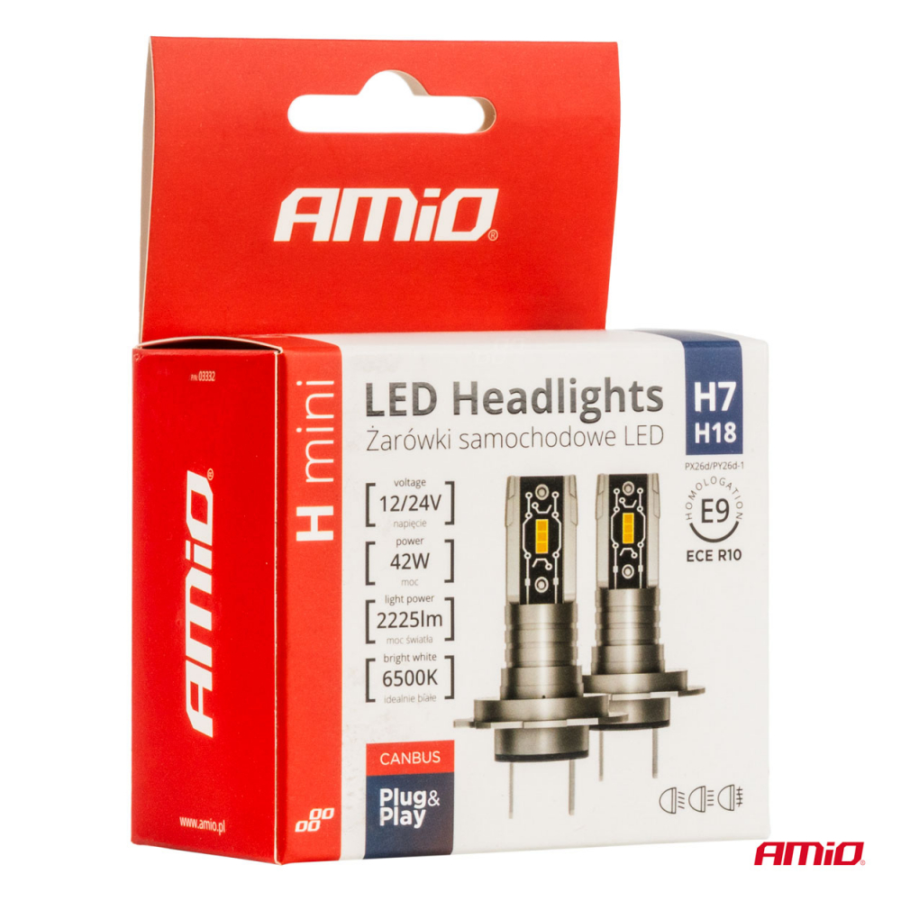 Set Becuri LED Seria H-Mini H7/H18 [6]