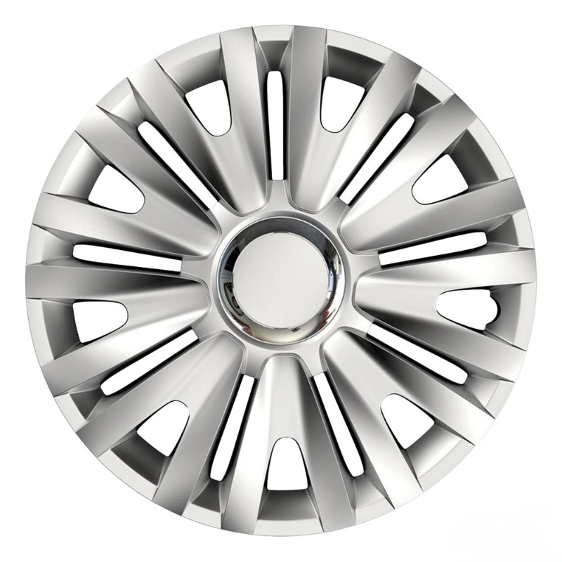 Set capace roti auto Royal Silver, argintiu, 16", universal, 4 bucati [2]