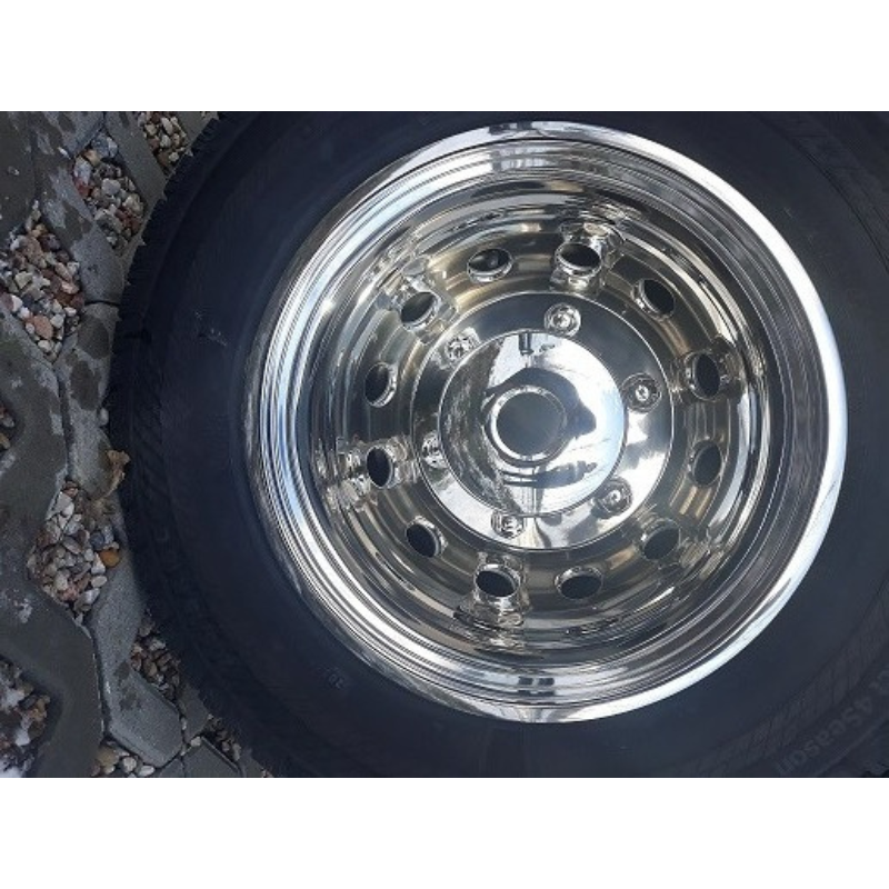 Set capace roti, otel inoxidabil, 16 inch, MAN TGE, VW Crafter, 12 gauri ventilatie [3]