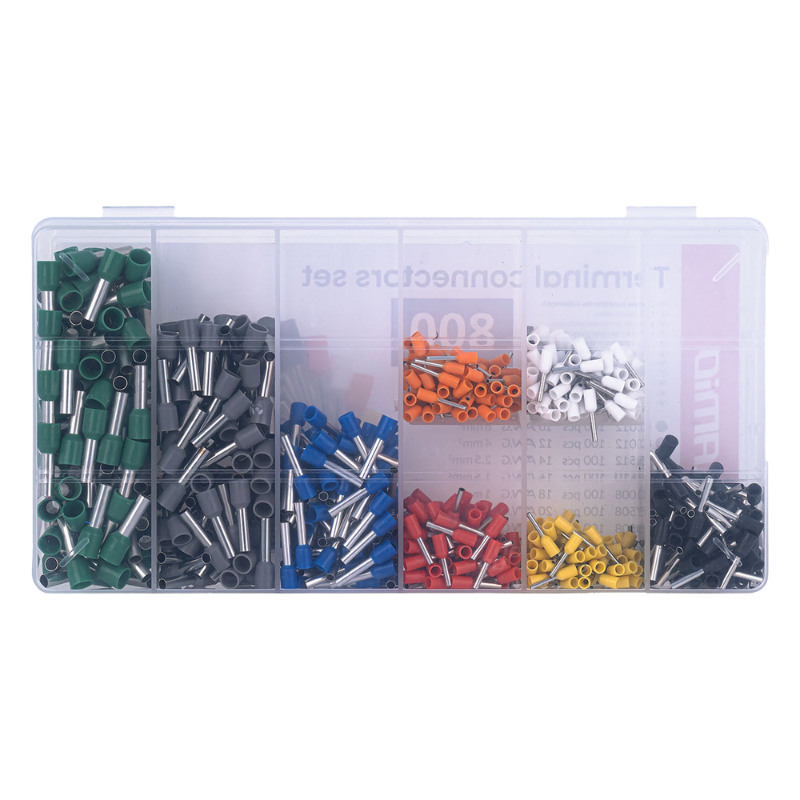 Set conectori cabluri electrice, 800 buc, cupru, protectie, auto, industrial [4]