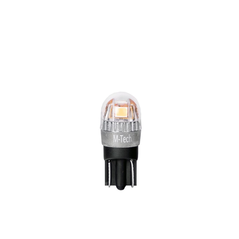 Set de 2 x becuri LED, Portocaliu, W5W T10, 12/24V, W2.1x9.5d [2]