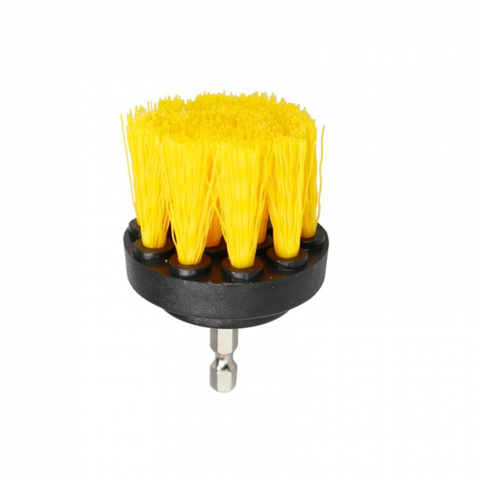 Set de 3 perii pentru curatare auto, universale pentru bormasina, autofilentanta [5]