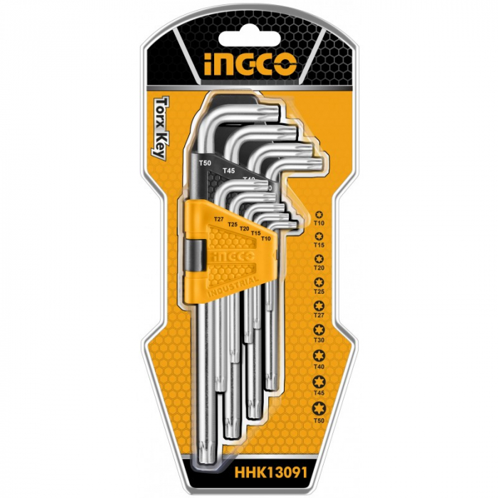 Set de 9 chei torx CrV 9, T10 – T50 [2]